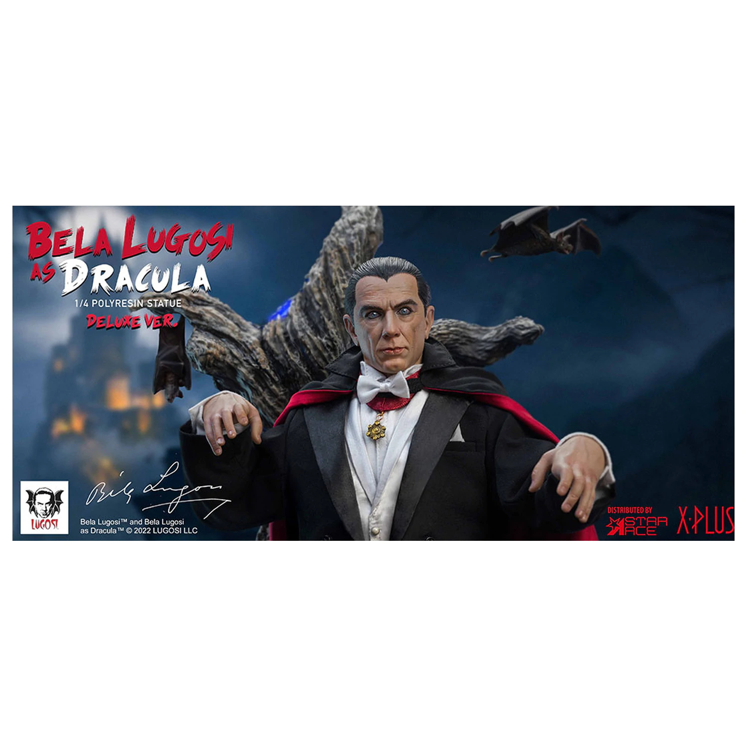 Dracula (1931) Socha ve velkém měřítku 1/4 Bela Lugosi as Dracula Deluxe Version 60 cm fotografii produktu