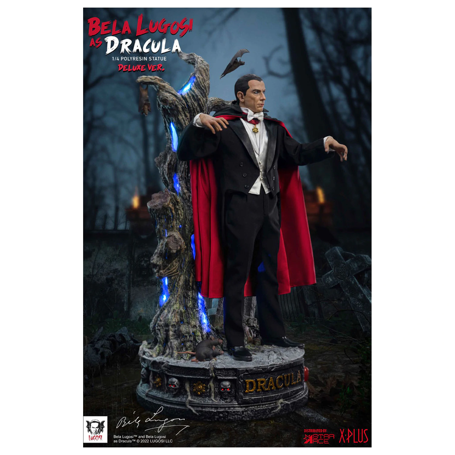Dracula (1931) Socha ve velkém měřítku 1/4 Bela Lugosi as Dracula Deluxe Version 60 cm fotografii produktu