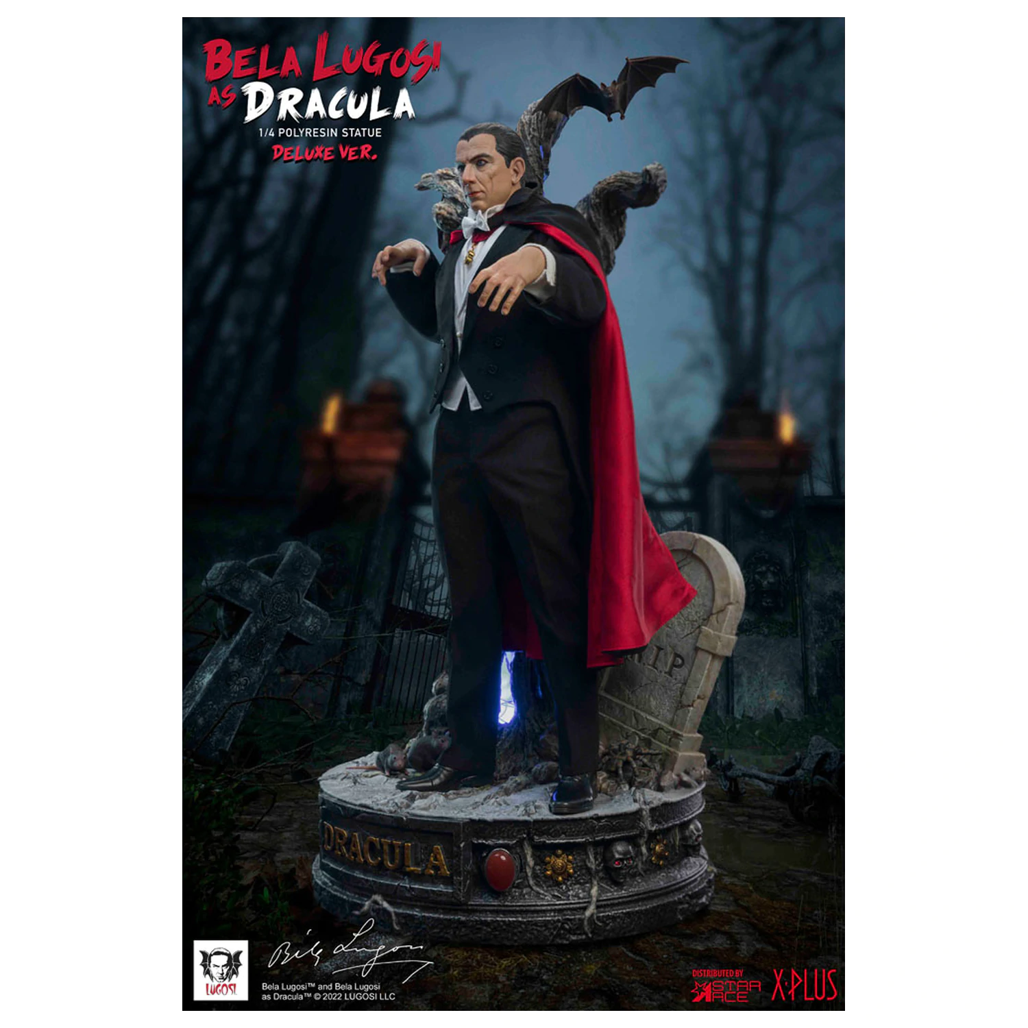 Dracula (1931) Socha ve velkém měřítku 1/4 Bela Lugosi as Dracula Deluxe Version 60 cm fotografii produktu