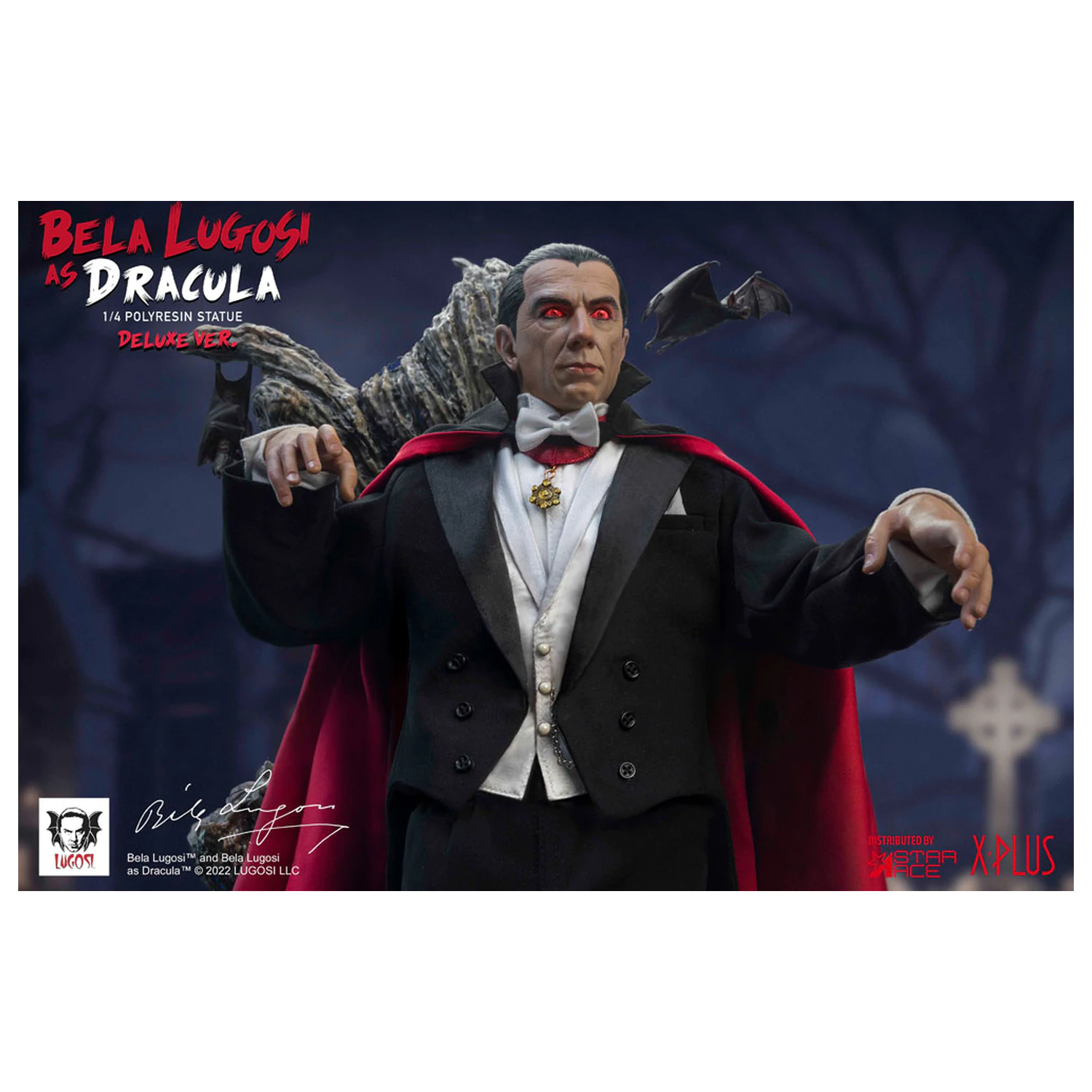 Dracula (1931) Socha ve velkém měřítku 1/4 Bela Lugosi as Dracula Deluxe Version 60 cm fotografii produktu