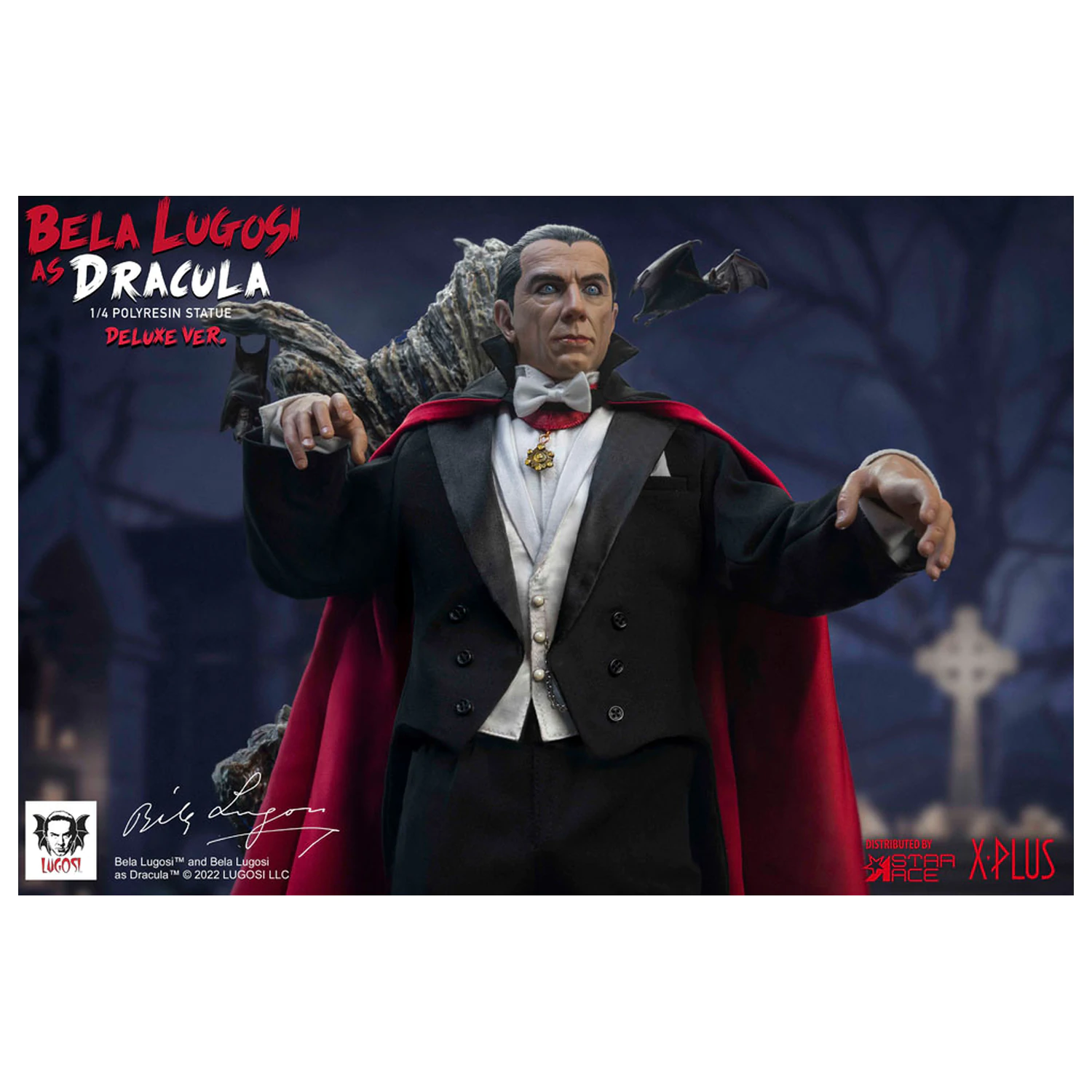 Dracula (1931) Socha ve velkém měřítku 1/4 Bela Lugosi as Dracula Deluxe Version 60 cm fotografii produktu
