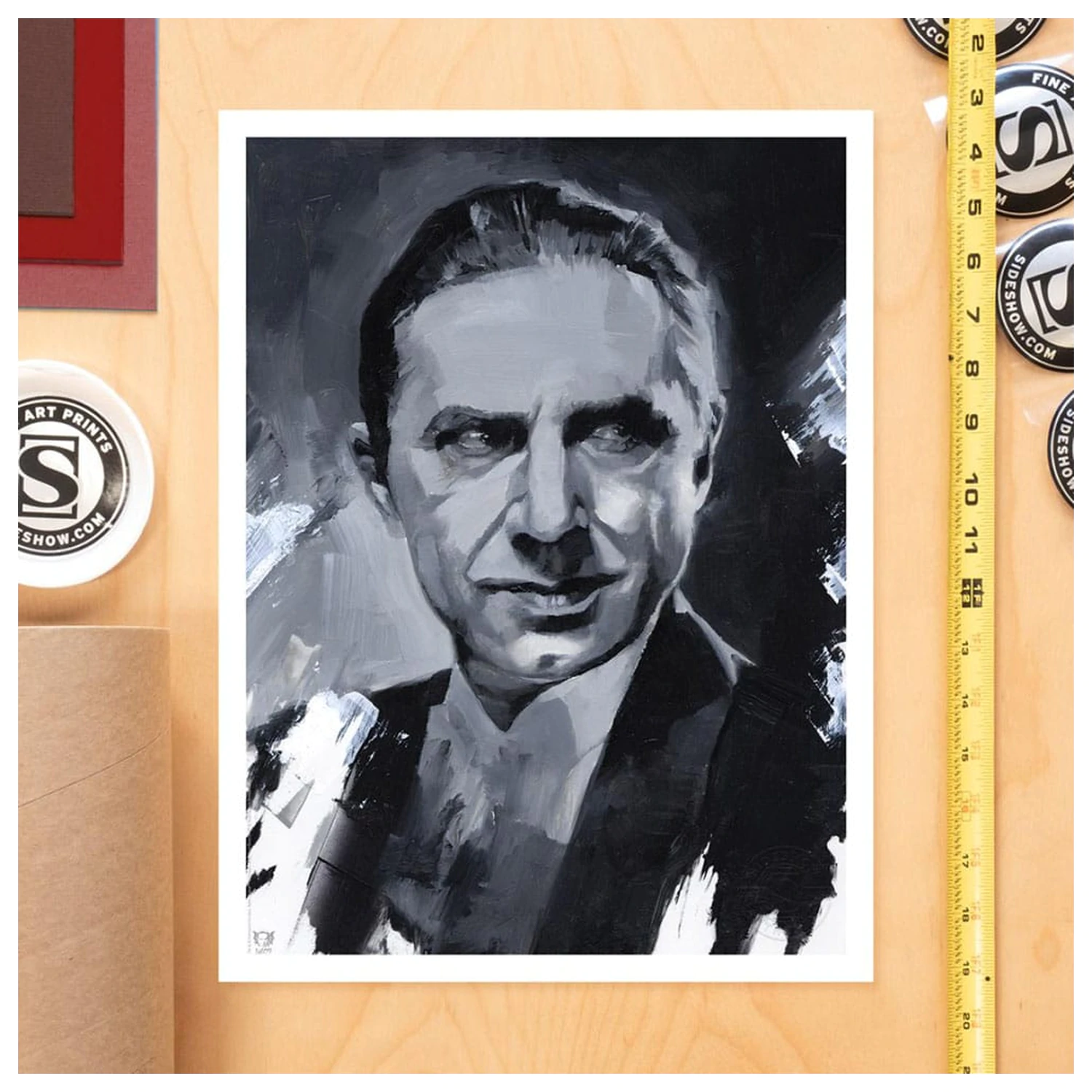 Dracula Art Print Dracula od Chrise Valentinea 41 x 31 cm - nezarámovaný fotografii produktu