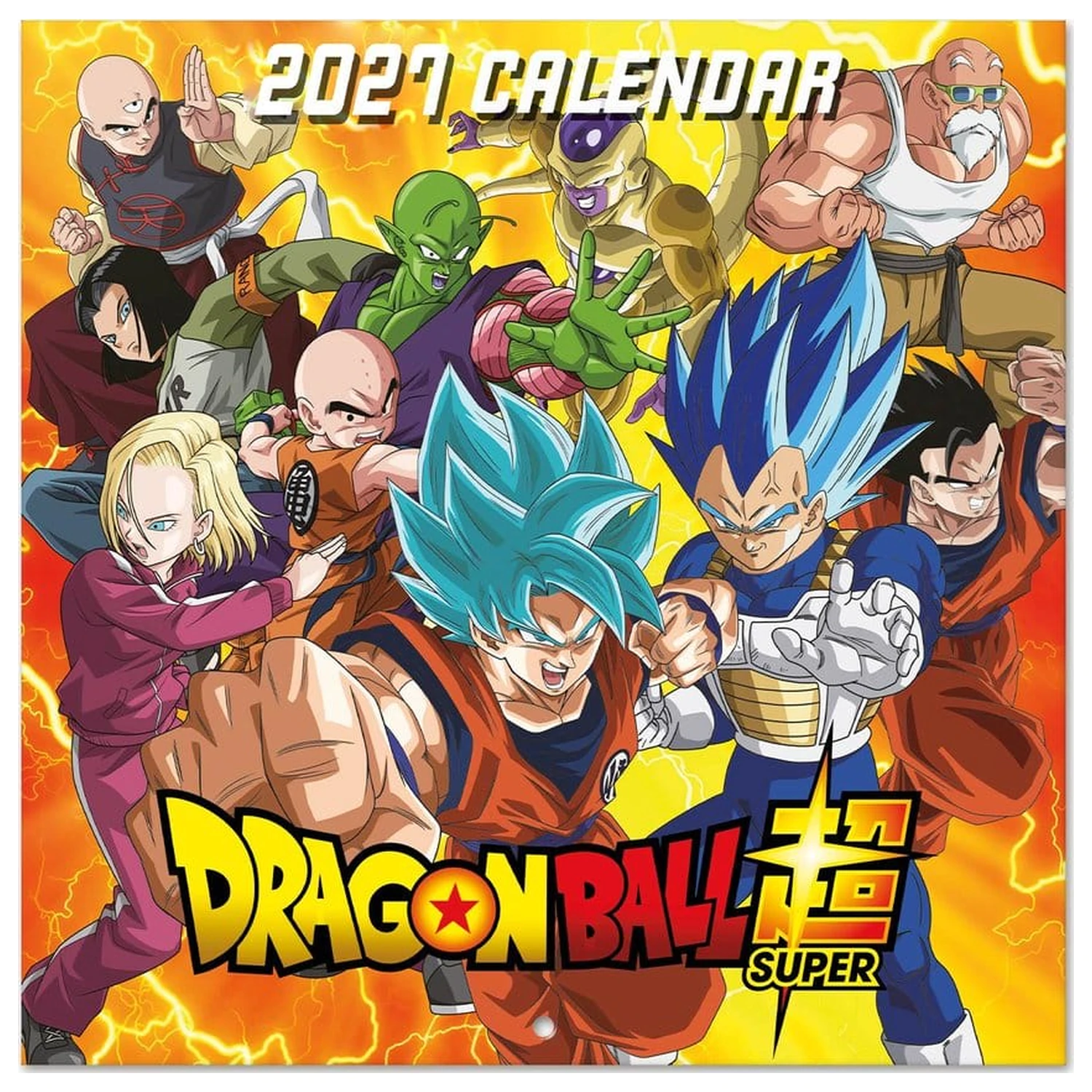 Dragon Ball 2027 Nástěnný kalendář 30 x 30 cm fotografii produktu