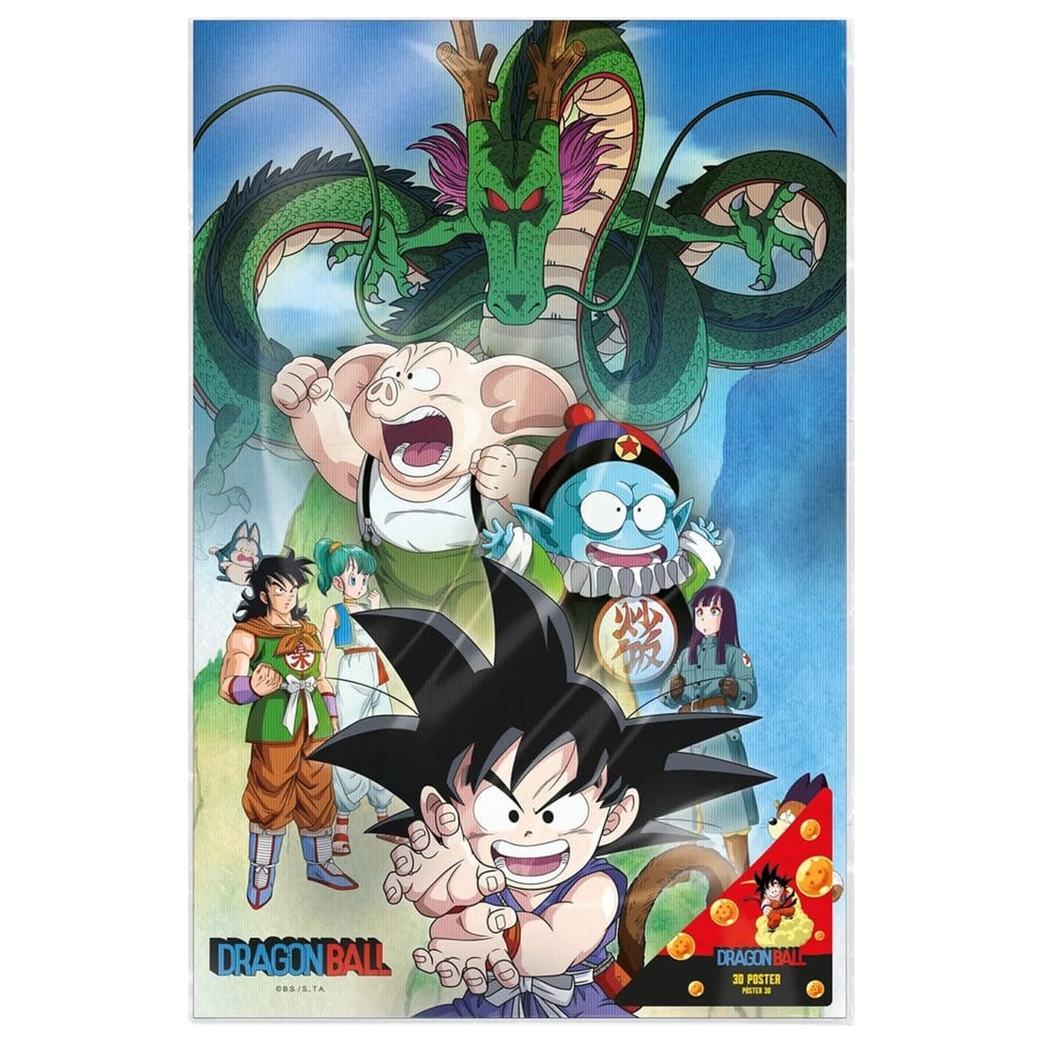 Dragon Ball 3D Poster Shenron & Heroes 38 x 58 cm fotografii produktu