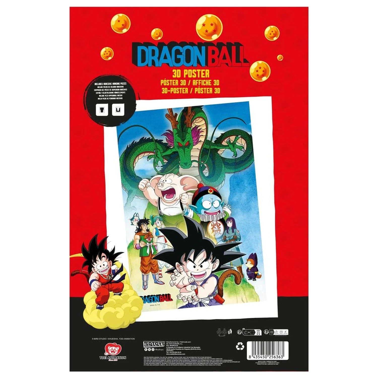 Dragon Ball 3D Poster Shenron & Heroes 38 x 58 cm fotografii produktu