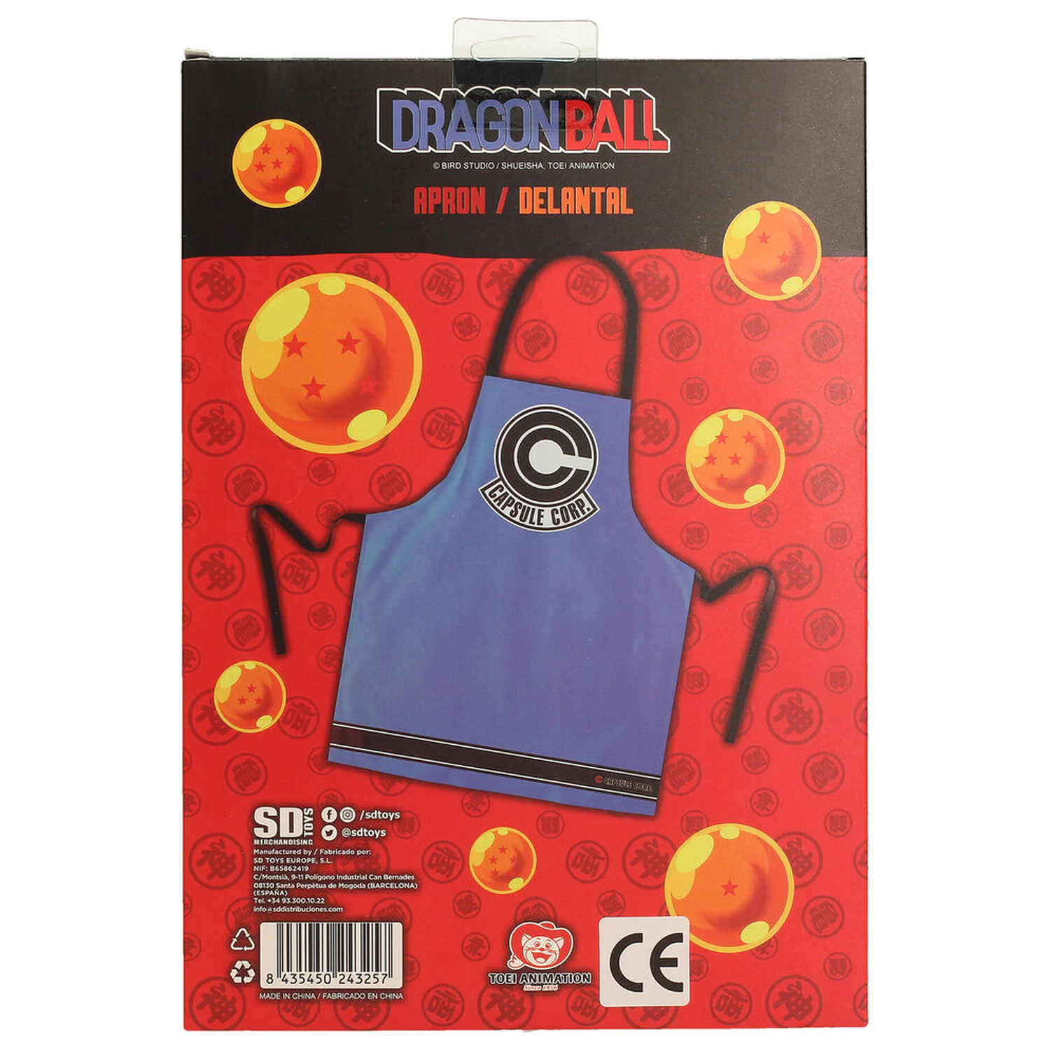 Kuchařská zástěra Dragon Ball Capsule Corp. fotografii produktu