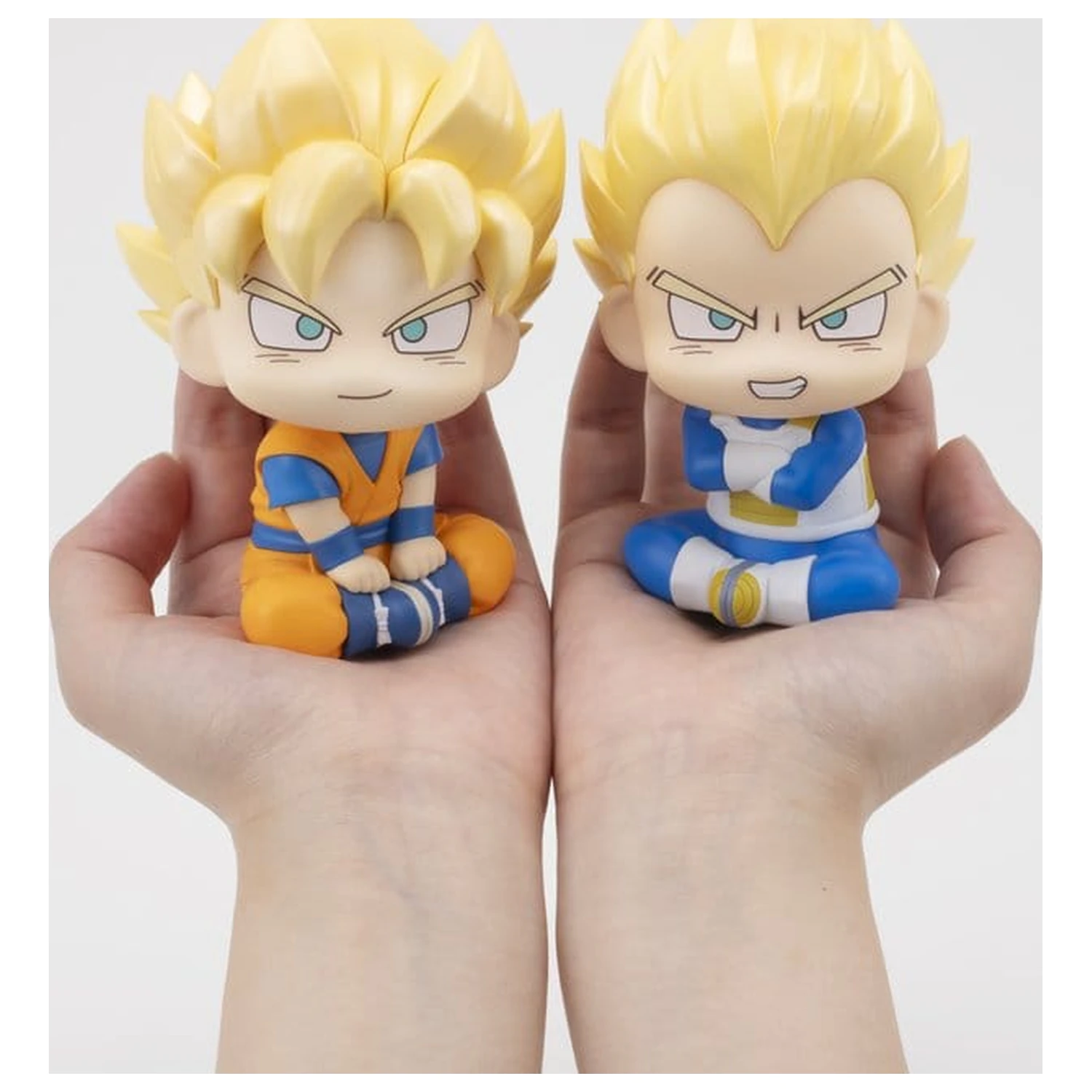 Dragon Ball DAIMA Look Up PVC Figurky 2-Pack Super Saiyan Son Goku (mini) & Super Saiyan Vegeta (mini) 11 cm (s dárkem) fotografii produktu
