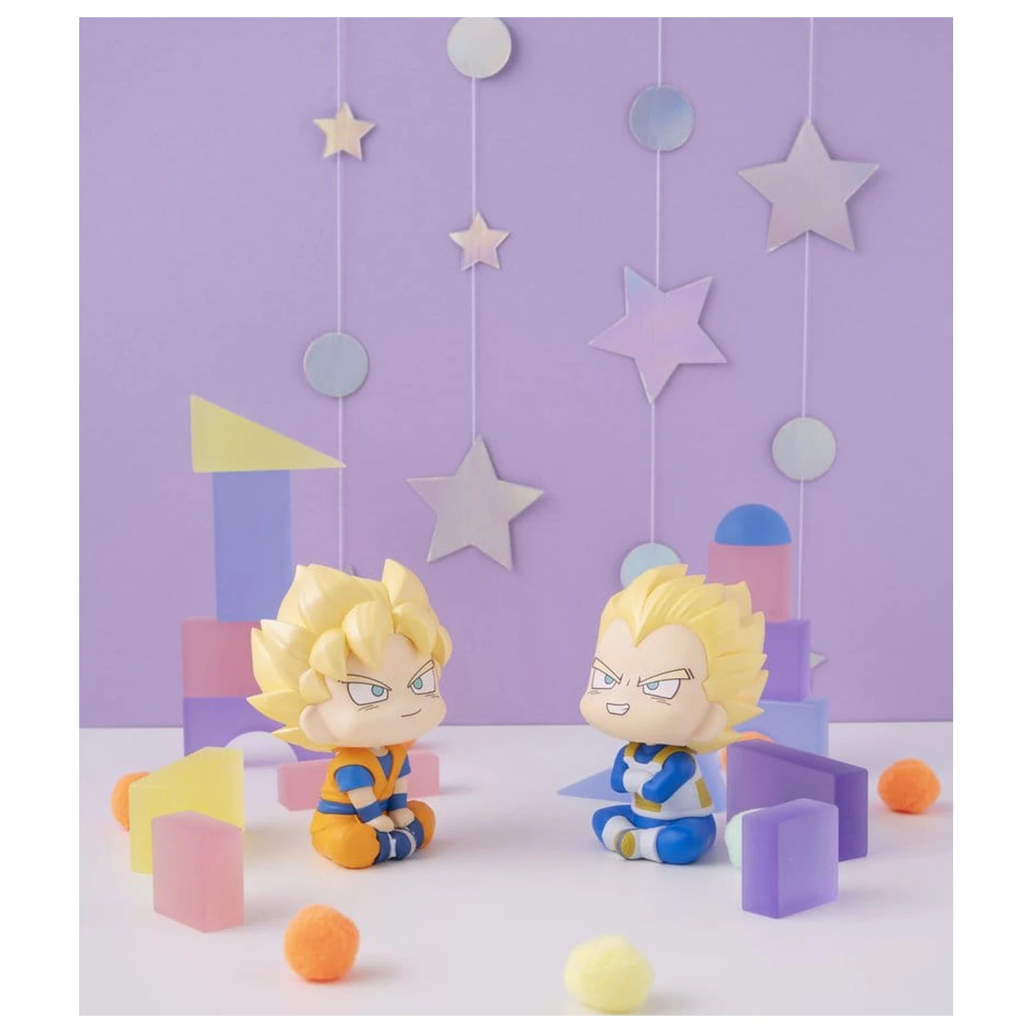 Dragon Ball DAIMA Look Up PVC Figurky 2-Pack Super Saiyan Son Goku (mini) & Super Saiyan Vegeta (mini) 11 cm (s dárkem) fotografii produktu