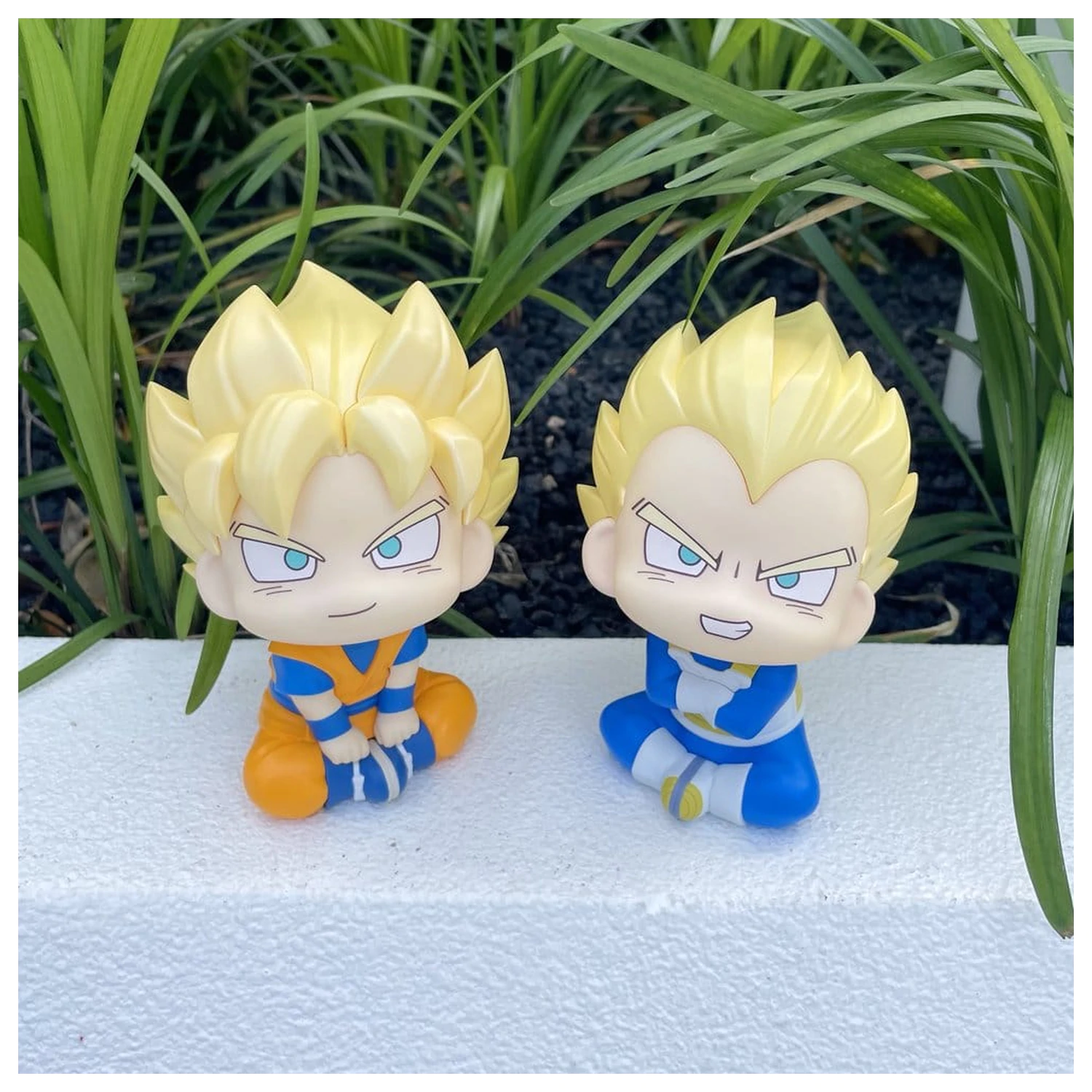 Dragon Ball DAIMA Look Up PVC Figurky 2-Pack Super Saiyan Son Goku (mini) & Super Saiyan Vegeta (mini) 11 cm (s dárkem) fotografii produktu