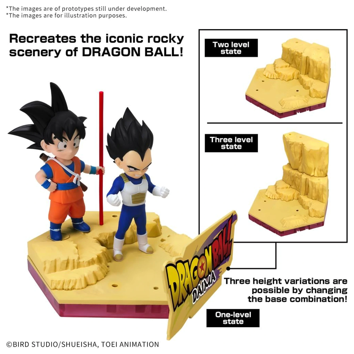 Dragon Ball Daima Son Goku (Mini) & Vegeta (Mini) Model Kit fotografii produktu