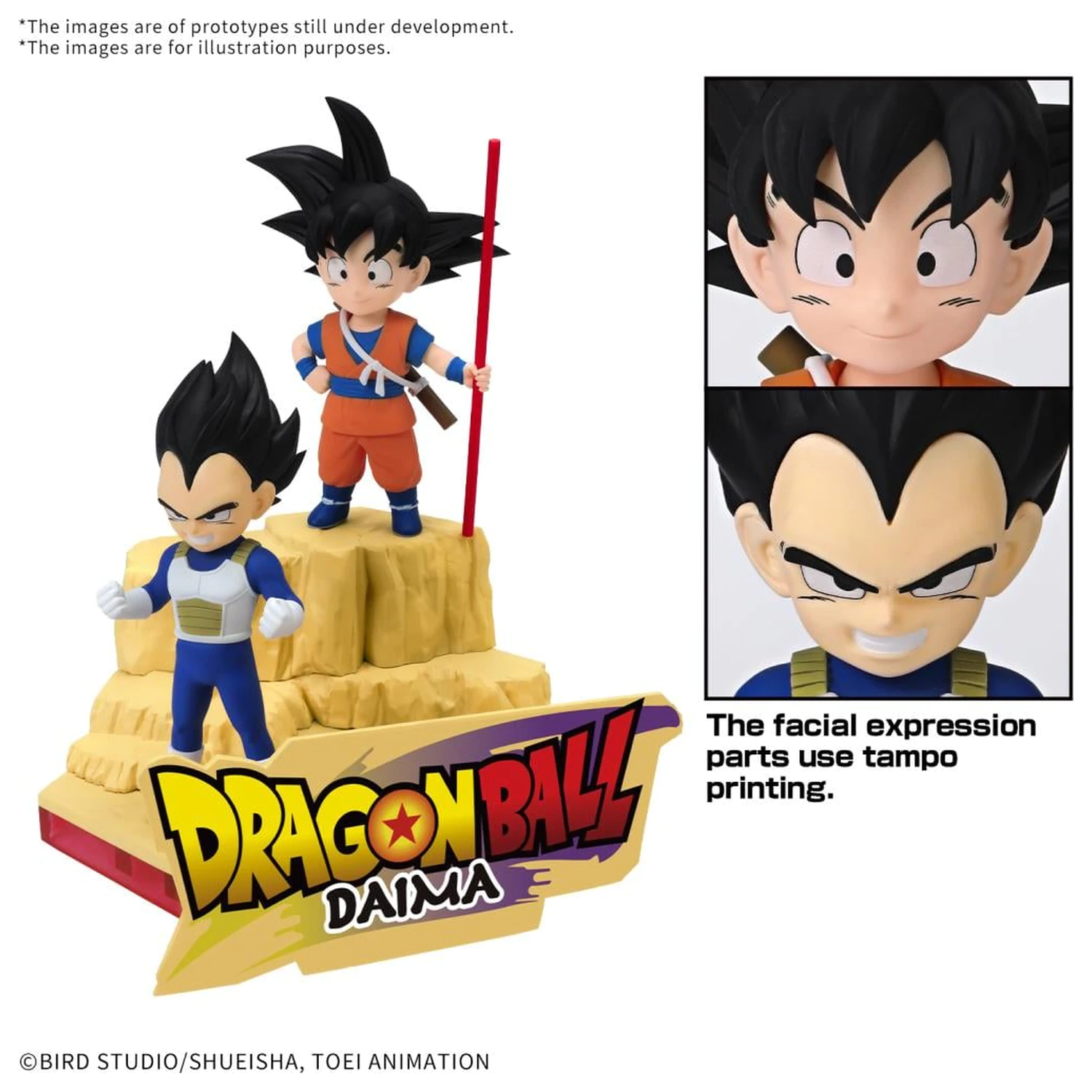 Dragon Ball Daima Son Goku (Mini) & Vegeta (Mini) Model Kit fotografii produktu