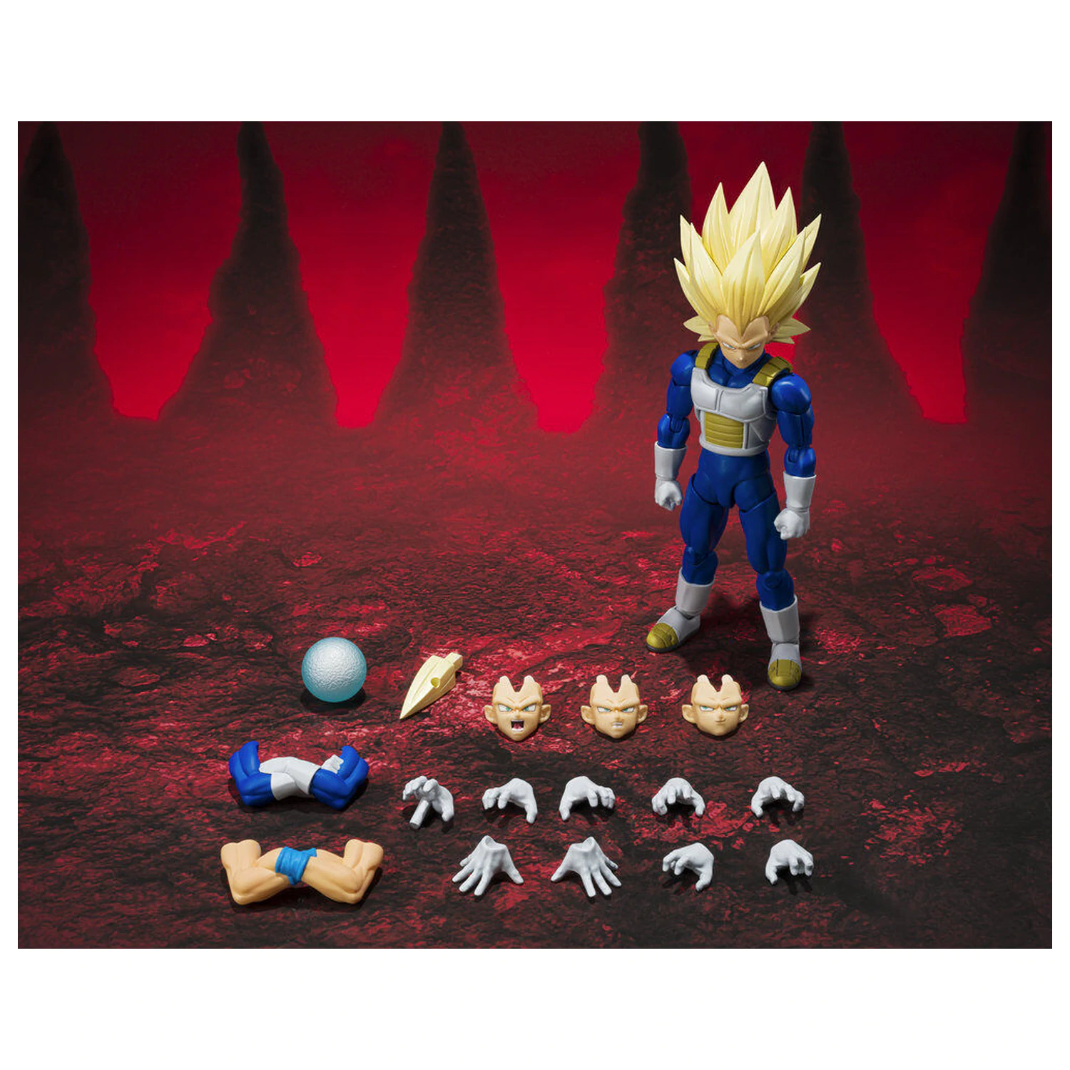 Dragon Ball Daima Super Saiyan 3 Vegeta Daima S.H. Figuarts figurka 15cm fotografii produktu