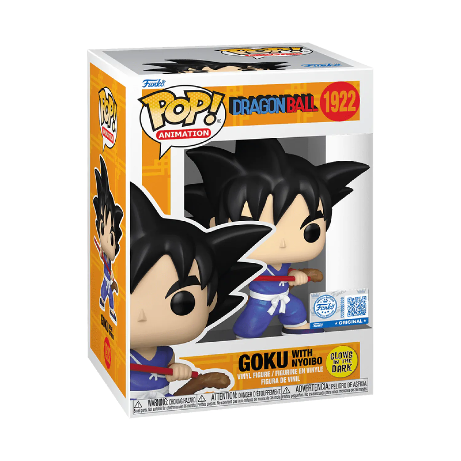Dragon Ball Funko POP! figurka Goku With Nyoibo (GW) 9 cm fotografii produktu