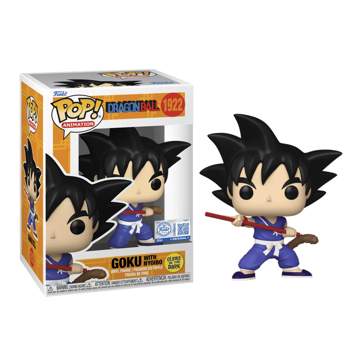 Dragon Ball Funko POP! figurka Goku With Nyoibo (GW) 9 cm fotografii produktu