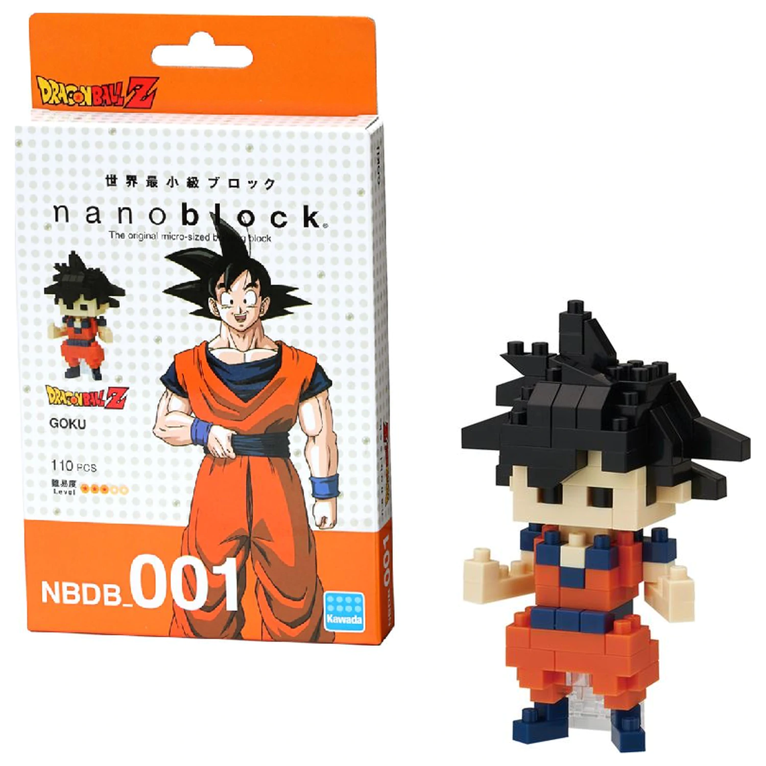 DRAGON BALL Goku figurka Nanoblock 10cm fotografii produktu