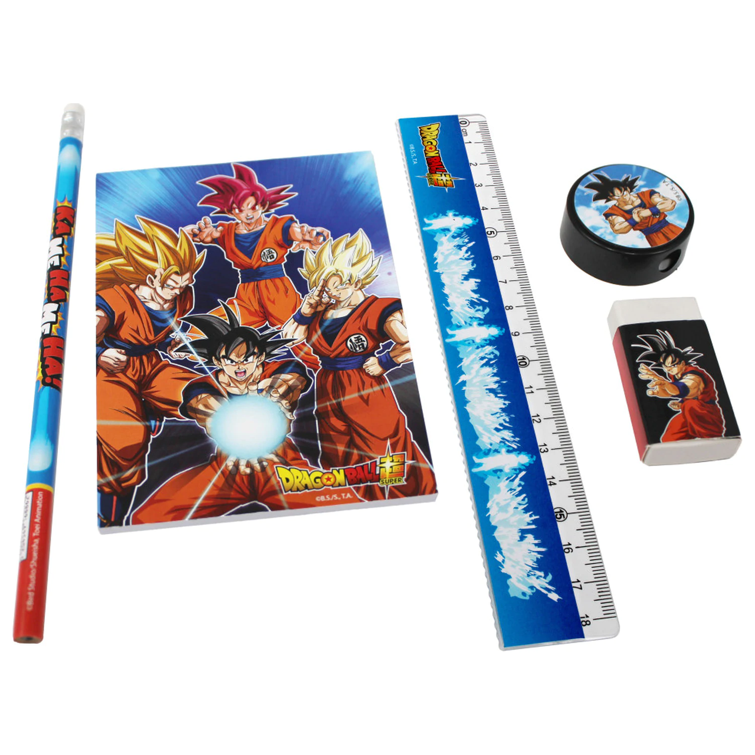 Dragon Ball Kamehame Sada psacích potřeb 5 kusů fotografii produktu
