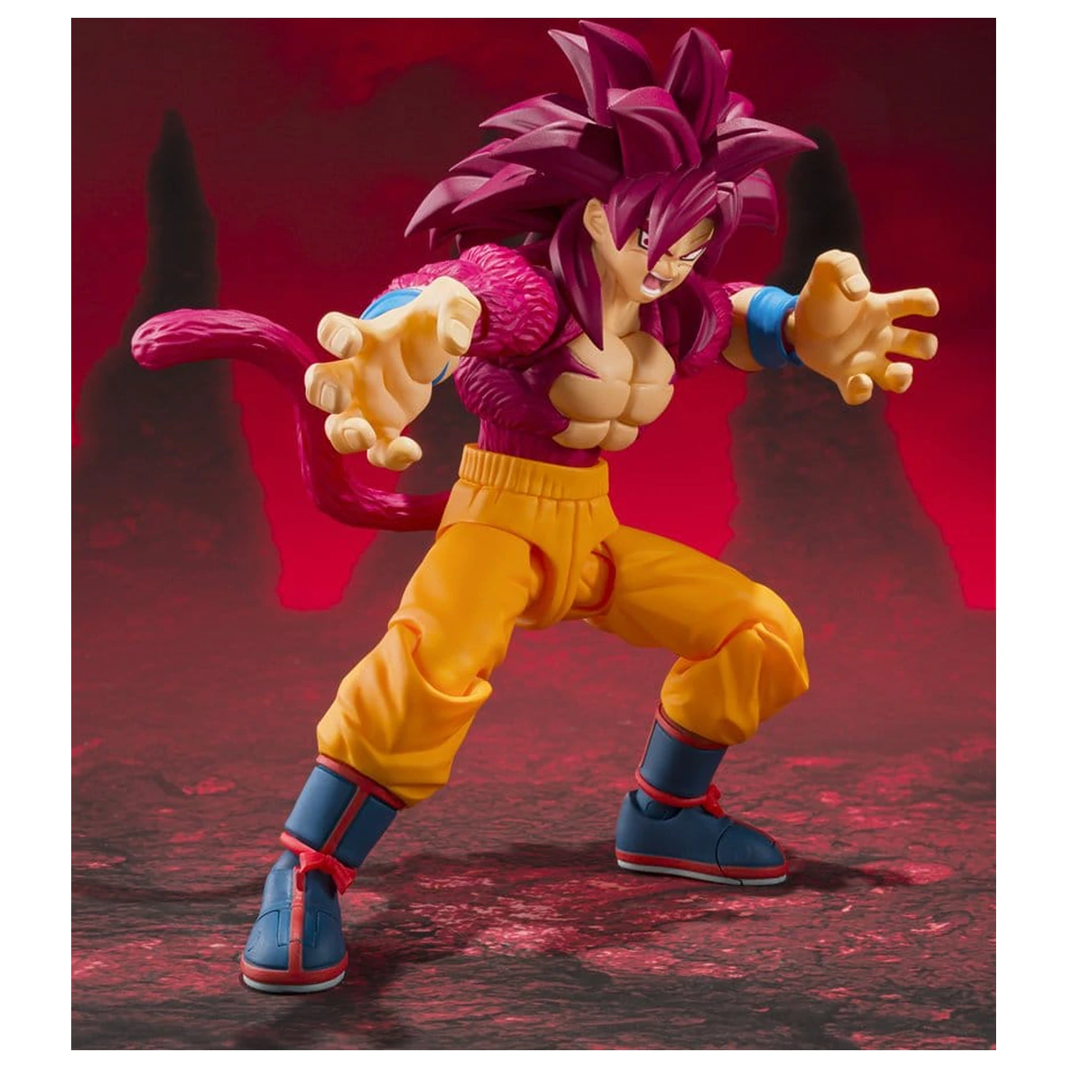 Dragon Ball S.H. Figuarts akční figurka Super Saiyan 4 Son Goku -Daima- 15 cm fotografii produktu