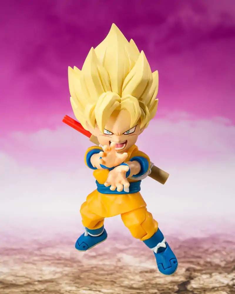 Dragon Ball S.H.Figuarts akční figurka Super Saiyan Son Goku (mini) Daima 8 cm fotografii produktu