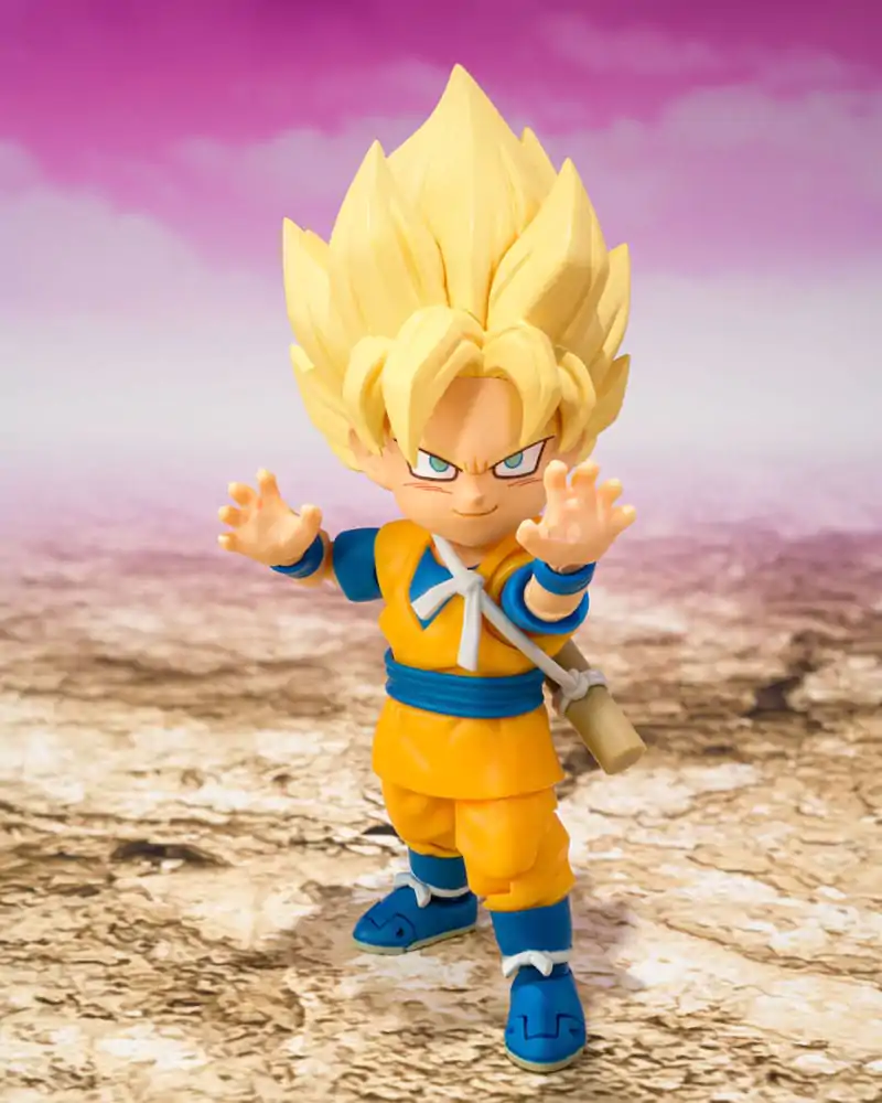 Dragon Ball S.H.Figuarts akční figurka Super Saiyan Son Goku (mini) Daima 8 cm fotografii produktu