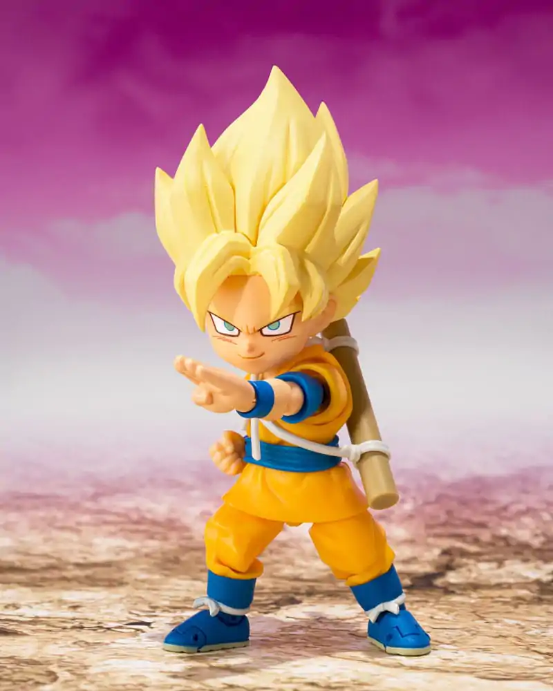 Dragon Ball S.H.Figuarts akční figurka Super Saiyan Son Goku (mini) Daima 8 cm fotografii produktu