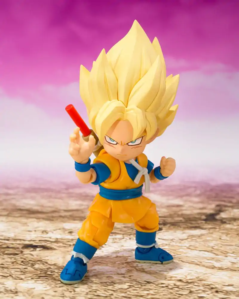 Dragon Ball S.H.Figuarts akční figurka Super Saiyan Son Goku (mini) Daima 8 cm fotografii produktu