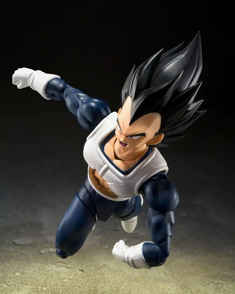 Dragon Ball S.H. Figuarts Akční figurka Vegeta Old Battle Clothes 14 cm fotografii produktu