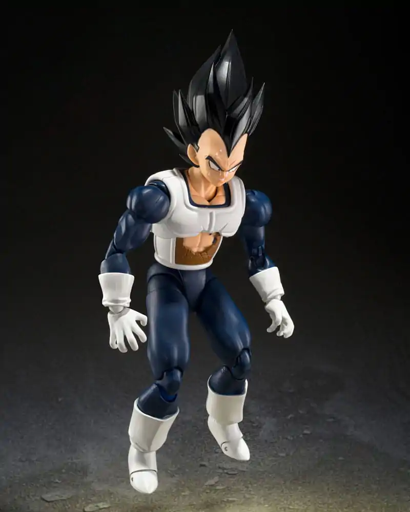 Dragon Ball S.H. Figuarts Akční figurka Vegeta Old Battle Clothes 14 cm fotografii produktu