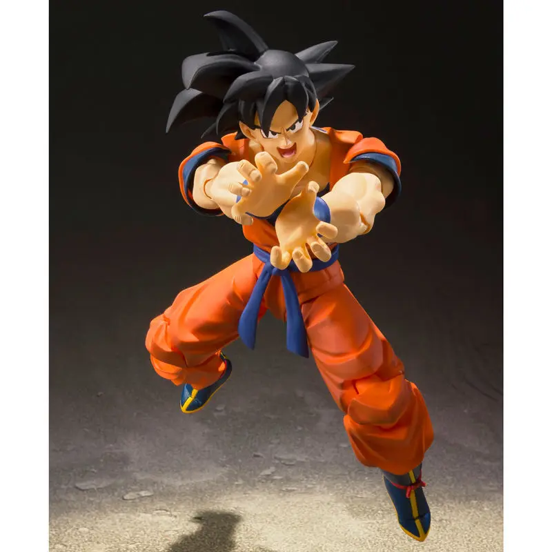 Dragonball Z S.H. Figuarts Akční figurka Son Goku (A Saiyan Raised On Earth) 14 cm fotografii produktu