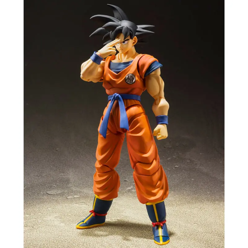 Dragonball Z S.H. Figuarts Akční figurka Son Goku (A Saiyan Raised On Earth) 14 cm fotografii produktu