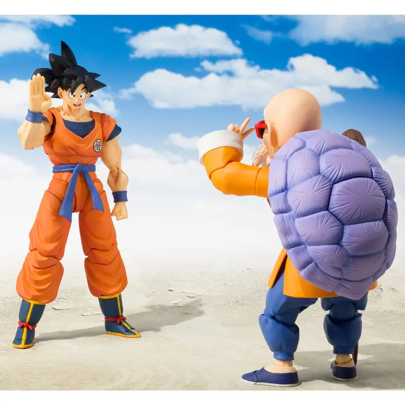 Dragonball Z S.H. Figuarts Akční figurka Son Goku (A Saiyan Raised On Earth) 14 cm fotografii produktu