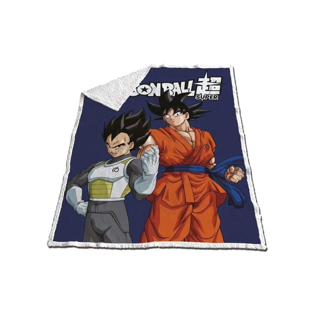 DRAGON BALL SUPER Sherpa deka 120x150cm Son Goku & Vegeta fotografii produktu