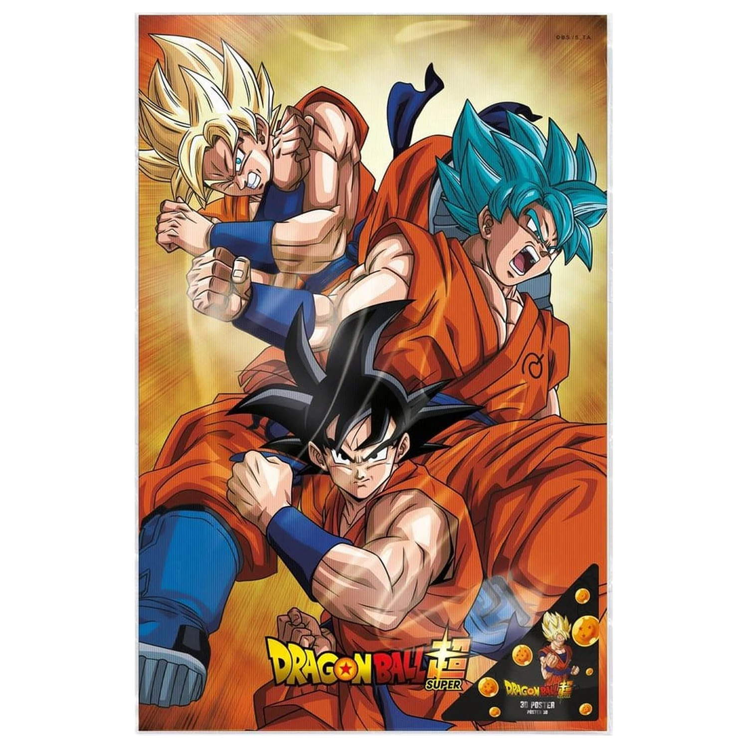 Dragon Ball Super 3D Plakát Champa Goku 38 x 58 cm fotografii produktu