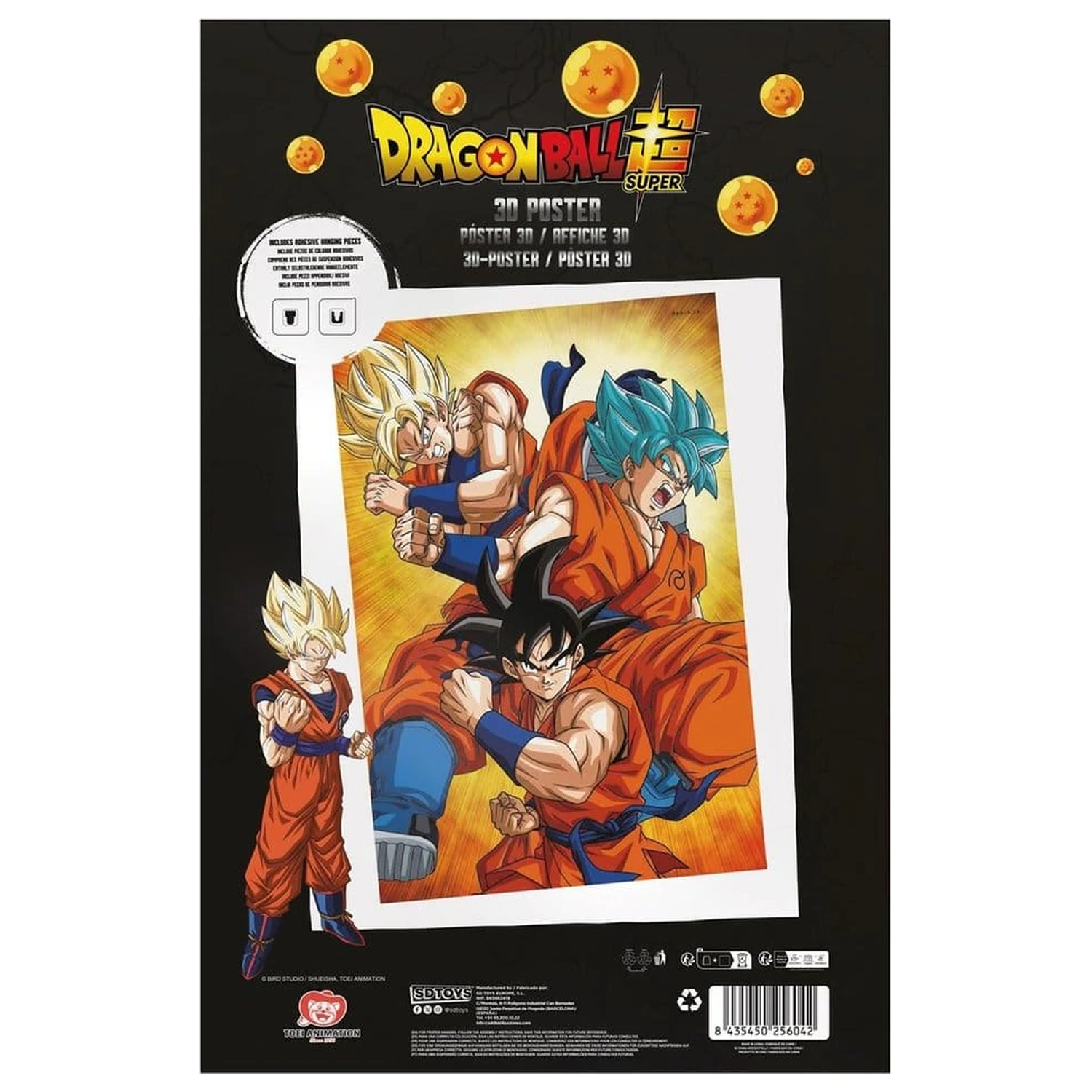 Dragon Ball Super 3D Plakát Champa Goku 38 x 58 cm fotografii produktu