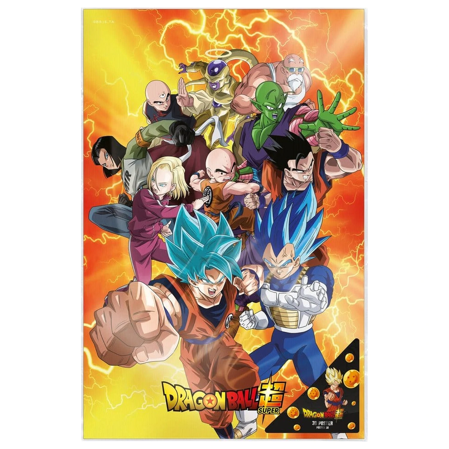 Dragon Ball Super 3D Plakát Survival Heroes 38 x 58 cm fotografii produktu