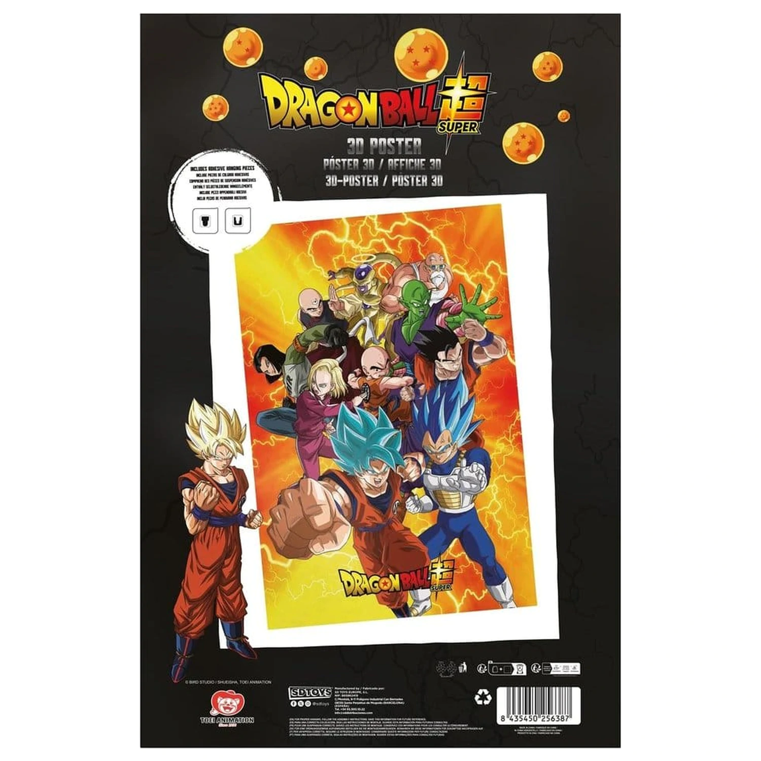 Dragon Ball Super 3D Plakát Survival Heroes 38 x 58 cm fotografii produktu