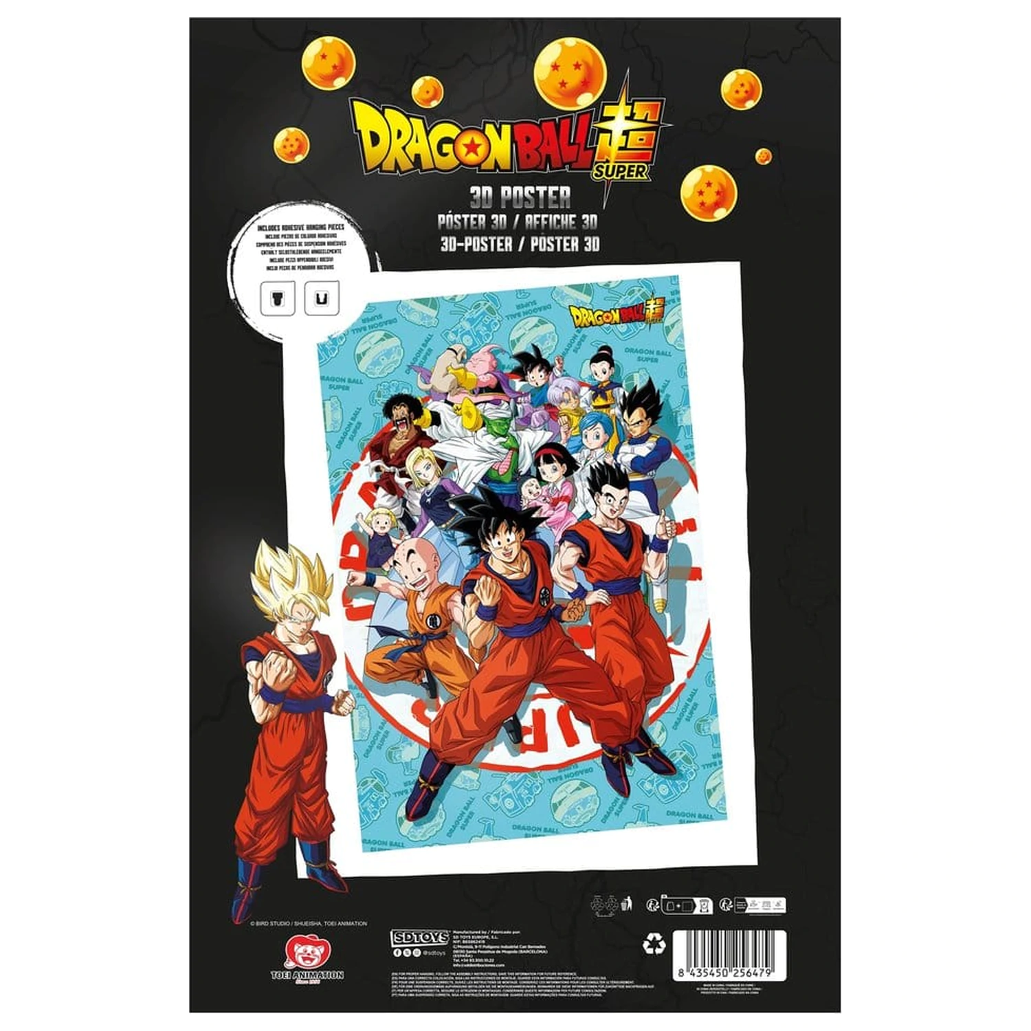 Dragon Ball Super 3D plakát Universe Survival 38 x 58 cm fotografii produktu