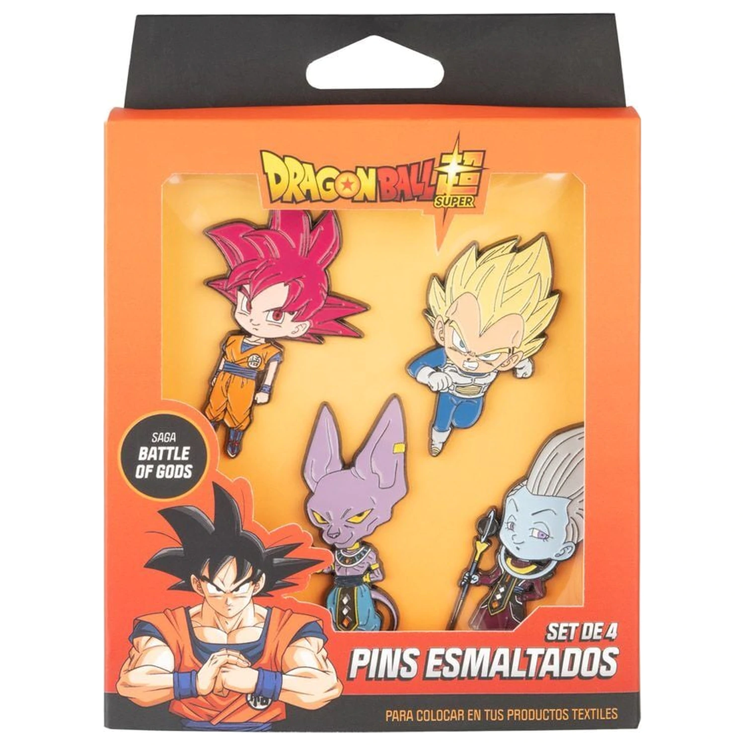 Dragon Ball Super sada 4 odznaků fotografii produktu