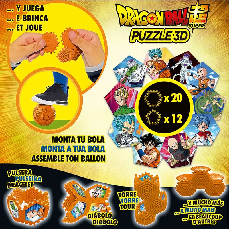 Dragon Ball Super koule puzzle 3D 32ks fotografii produktu