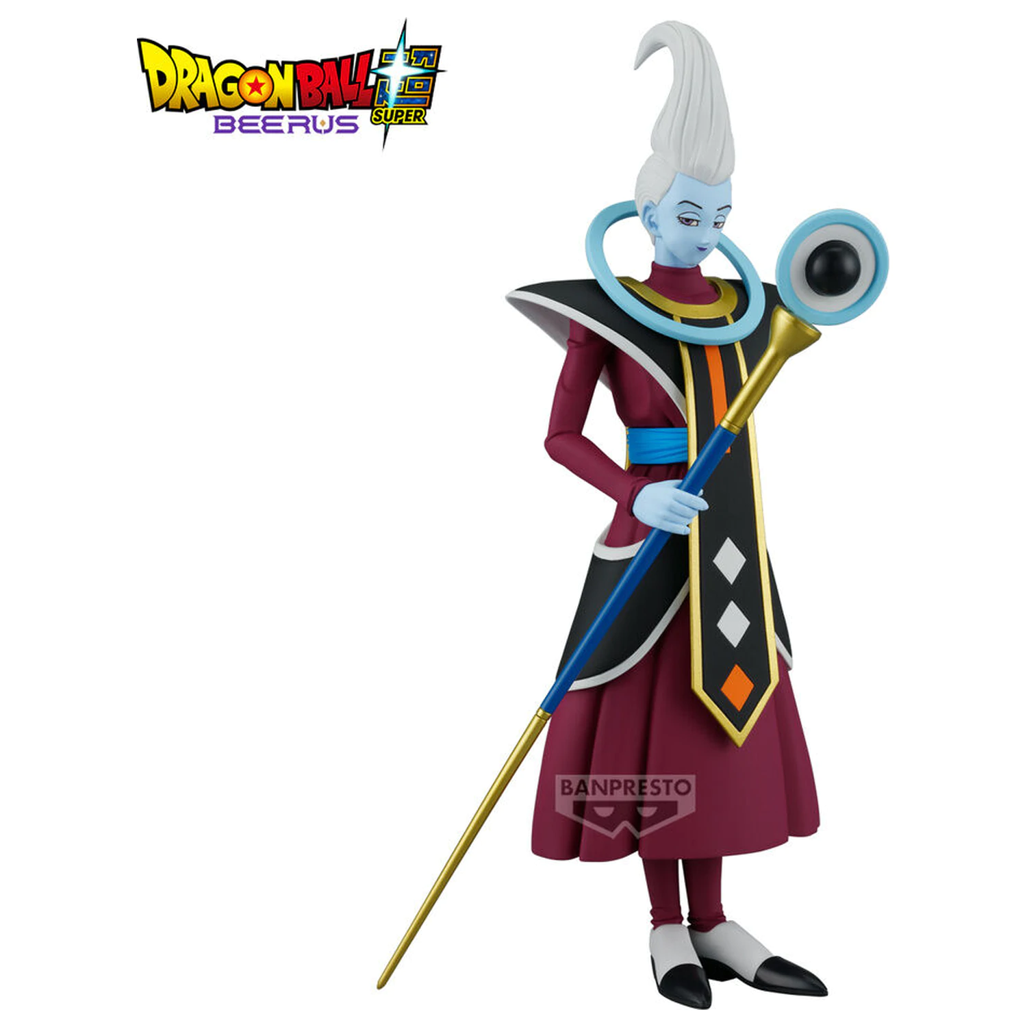 Dragon Ball Super Beerus Solid Edge Works Whis figurka 22cm fotografii produktu