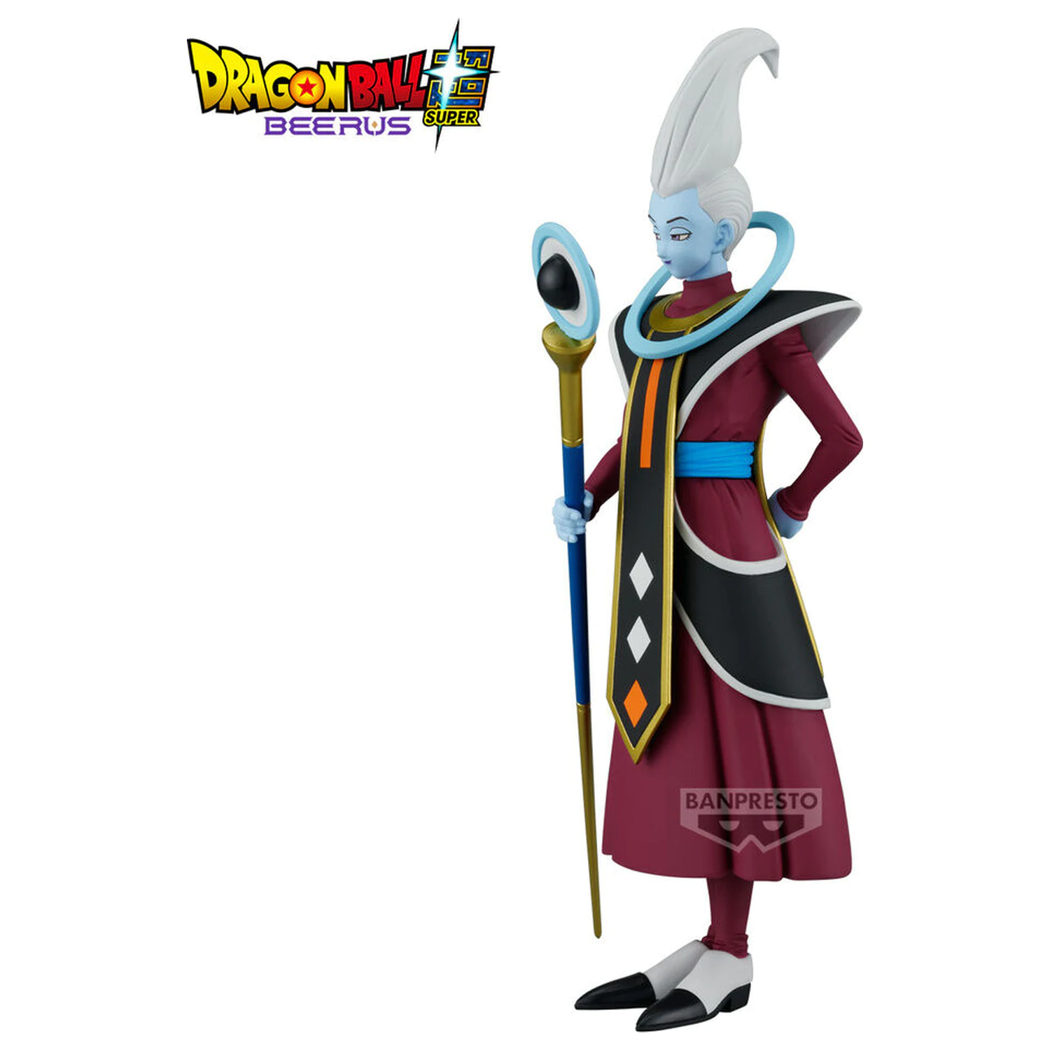 Dragon Ball Super Beerus Solid Edge Works Whis figurka 22cm fotografii produktu