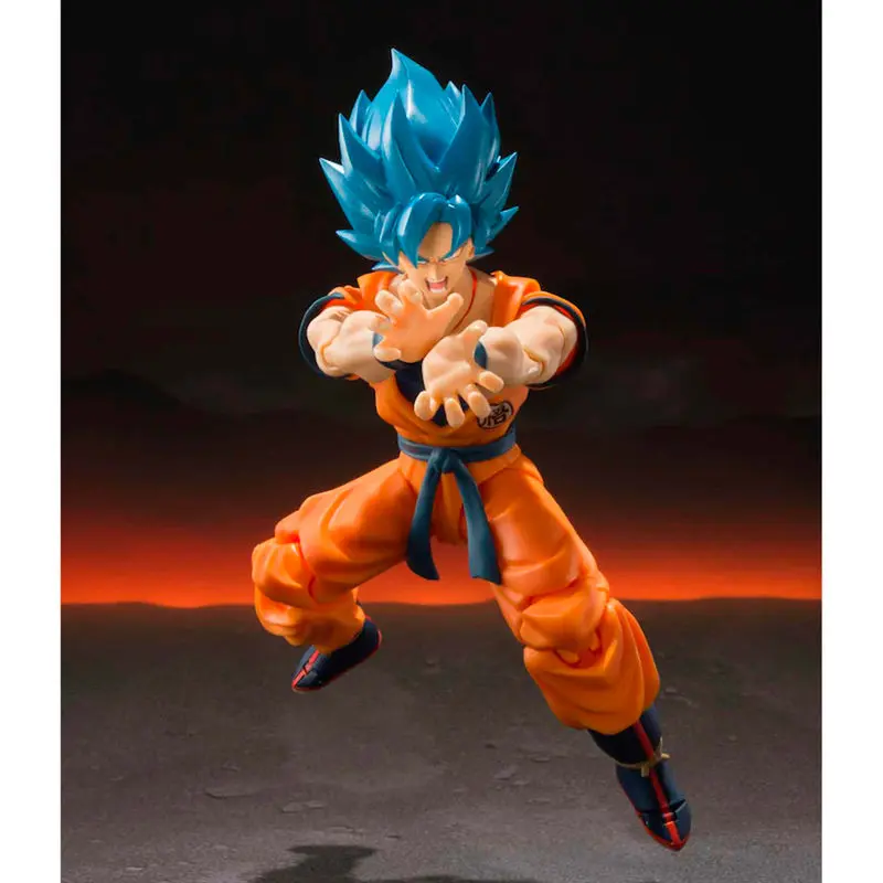 Dragon Ball Super Broly S.H. Figuarts Akční Figurka Super Saiyan God Super Saiyan Goku Super 14 cm fotografii produktu