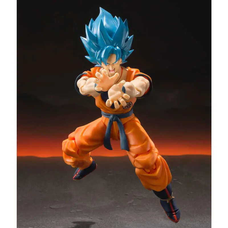 Dragon Ball Super Broly S.H. Figuarts Akční Figurka Super Saiyan God Super Saiyan Goku Super 14 cm fotografii produktu