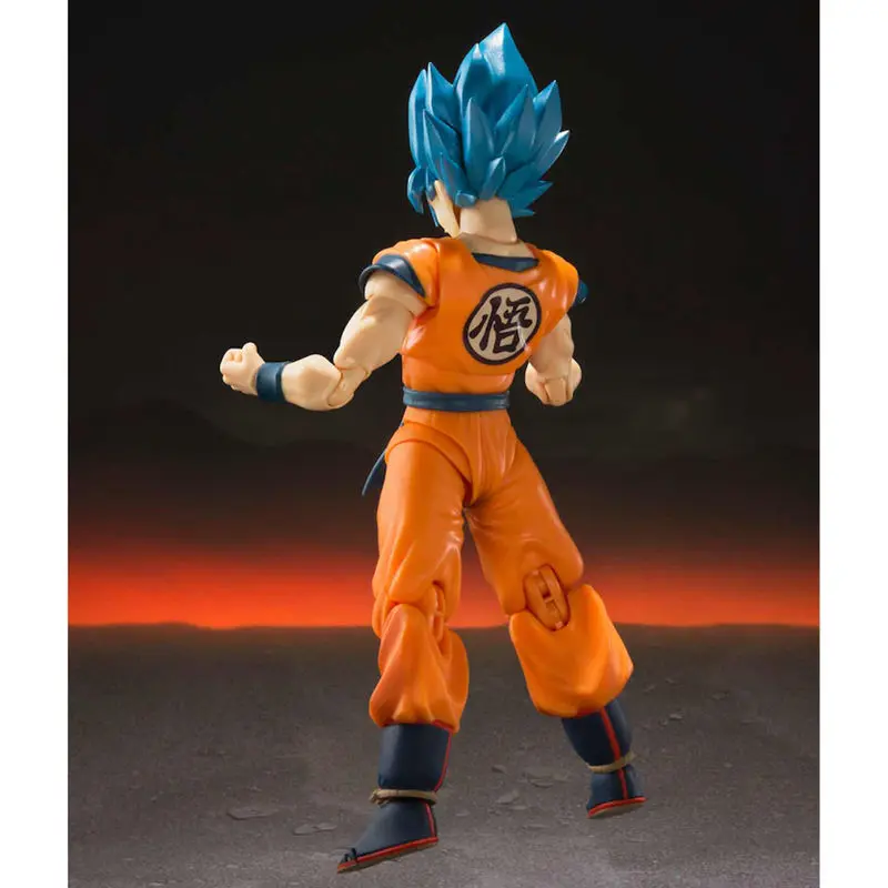 Dragon Ball Super Broly S.H. Figuarts Akční Figurka Super Saiyan God Super Saiyan Goku Super 14 cm fotografii produktu