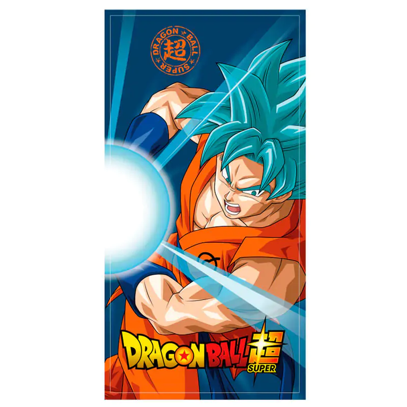 Dragon Ball Super Goku Super Saiyan Blue bavlněná plážová osuška fotografii produktu