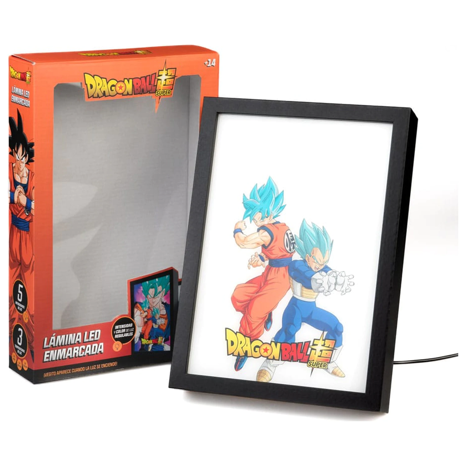 Dragon Ball Super Zarámovaný LED obraz fotografii produktu