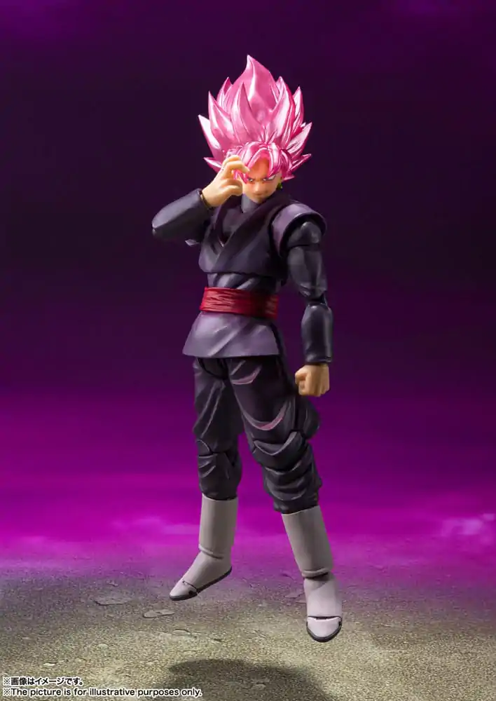 Dragon Ball Super S.H. Figuarts akční figurka Goku Black - Super Saiyan Rose Reissue 14 cm fotografii produktu