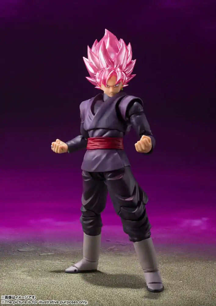 Dragon Ball Super S.H. Figuarts akční figurka Goku Black - Super Saiyan Rose Reissue 14 cm fotografii produktu