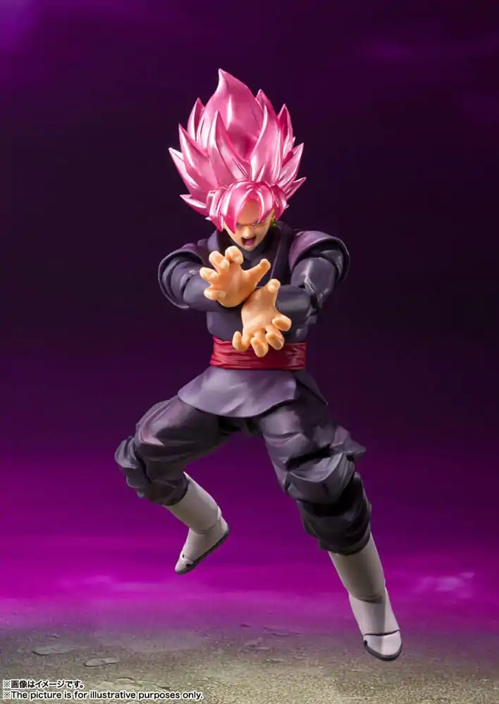 Dragon Ball Super S.H. Figuarts akční figurka Goku Black - Super Saiyan Rose Reissue 14 cm fotografii produktu