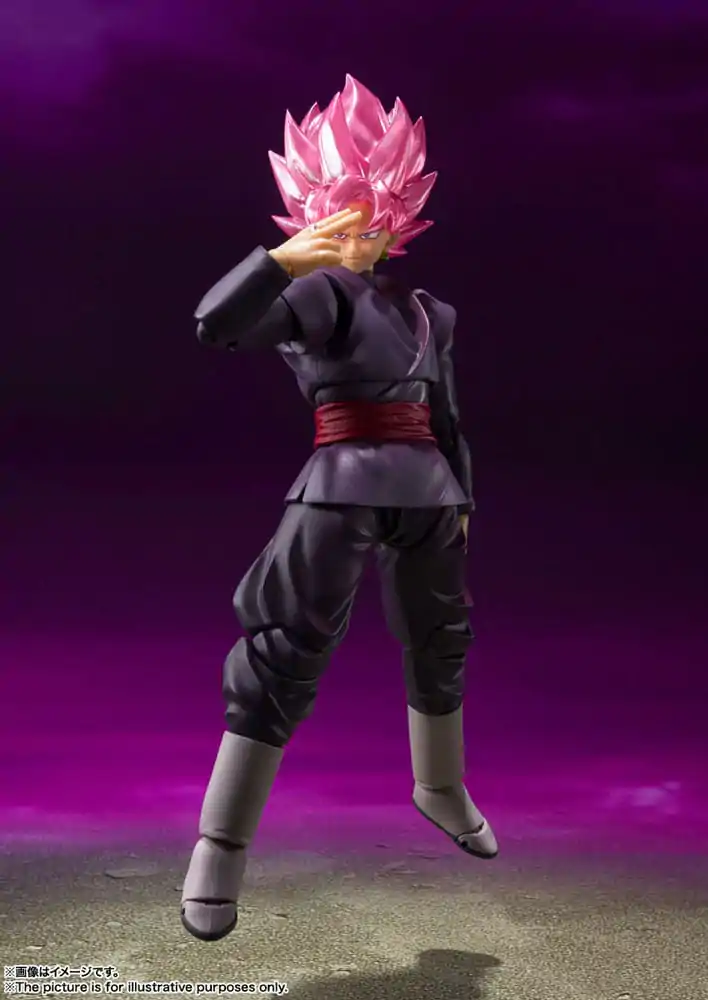Dragon Ball Super S.H. Figuarts akční figurka Goku Black - Super Saiyan Rose Reissue 14 cm fotografii produktu