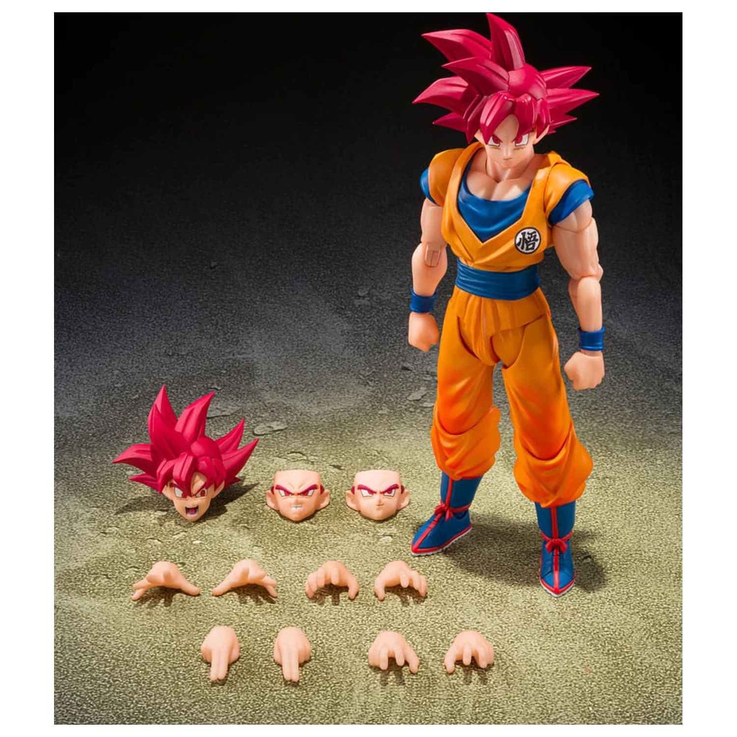 Dragon Ball Super S.H.Figuarts akční figurka Super Saiyan God Son Guko (God Aura) 15 cm fotografii produktu